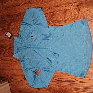 NWT Under Armour Loose fit tech 1/2 zip twist